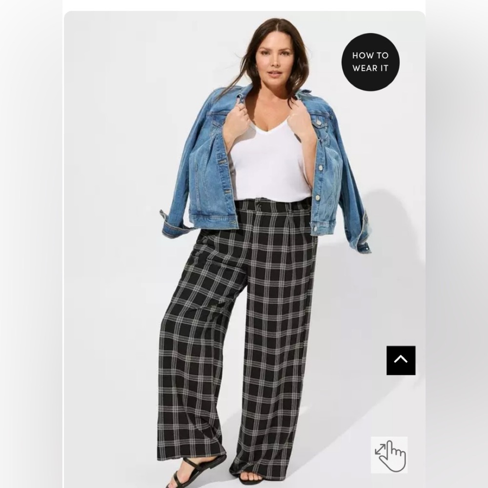 Black and White Plaid Women's Skirt